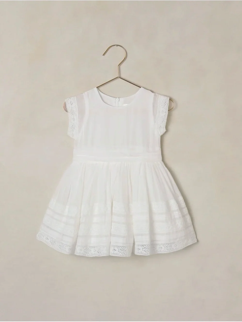 Rylee + Crew / Noralee Dahlia Flower Girl Dress in White